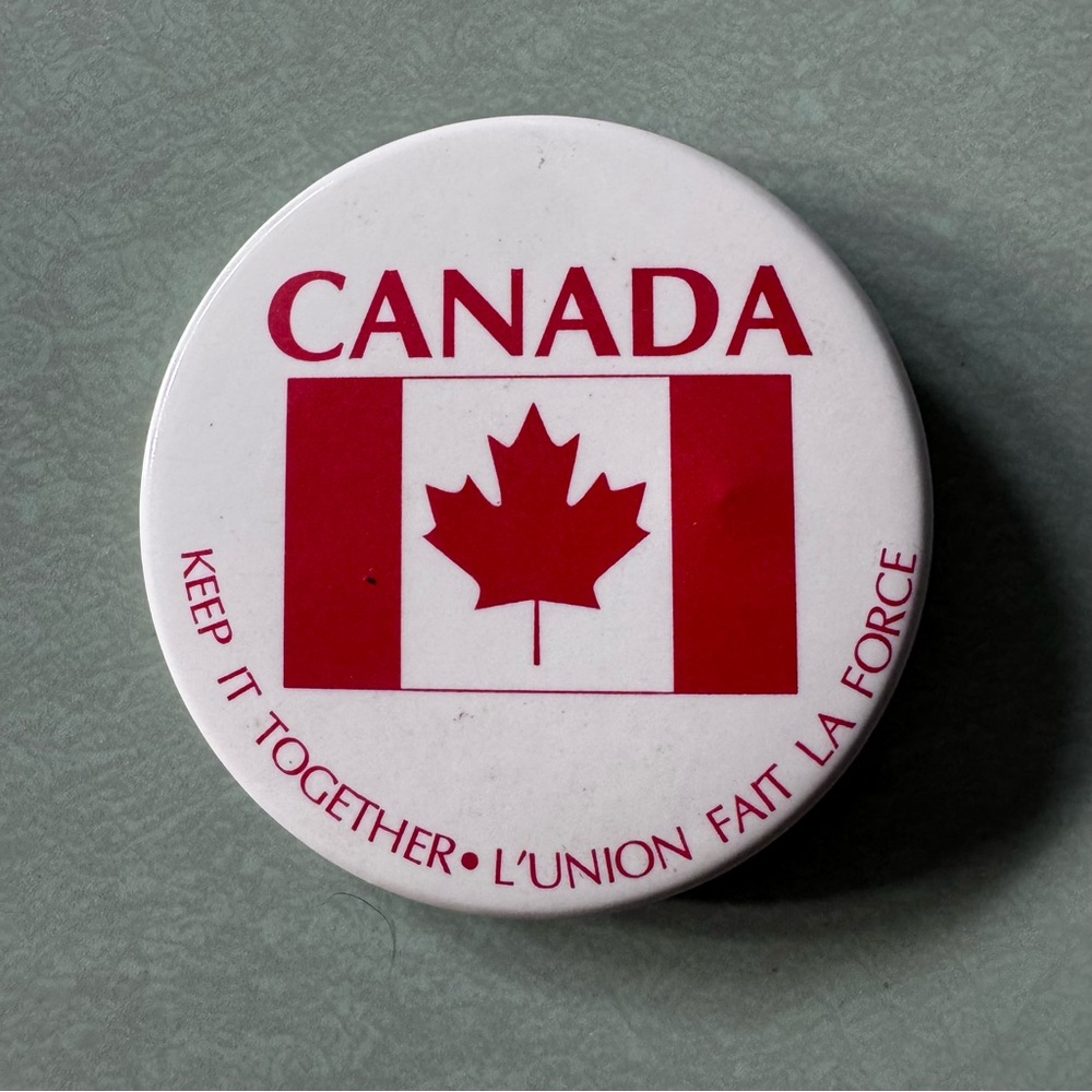 Vintage Canada Keep It Together Pin